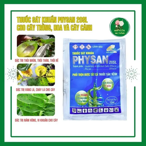 Dung dịch sát khuẩn Physan 20SL đặc trị thối nhũn