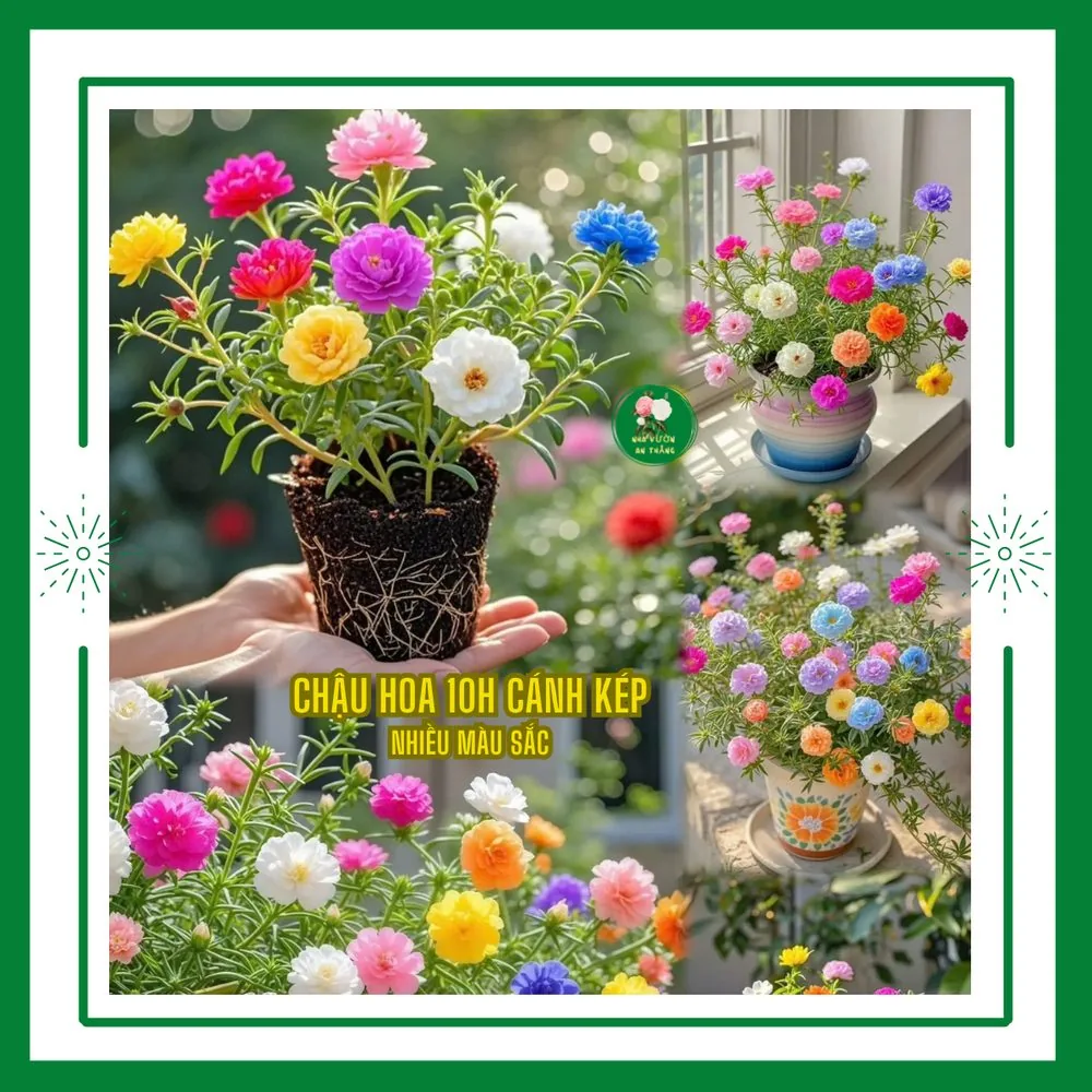 Hoa Mười Giờ Cánh Kép