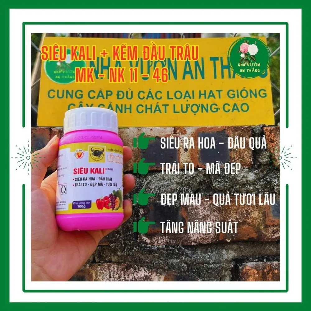 Phân bón đầu trâu siêu KALI MK NK 11